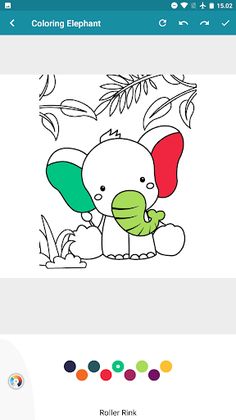 coloring african elephant - Screenshot 3