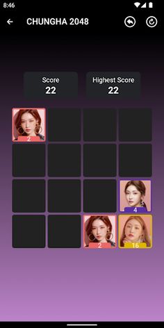 CHUNGHA 2048 Game - Screenshot 4