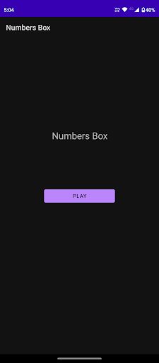 Number Box - Screenshot 1