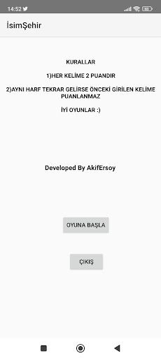 İsimŞehir - Screenshot 1