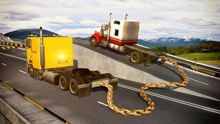 Chained Trucks against Ramp - Screenshot 1