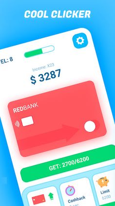 Idle Bank Card - money clicker - Screenshot 1