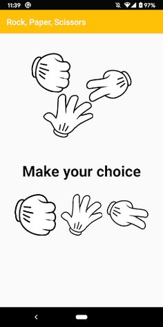 Pedra Papel Tesoura - Screenshot 1