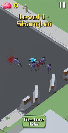 Zombie Crowd: City Runner War - Screenshot 2