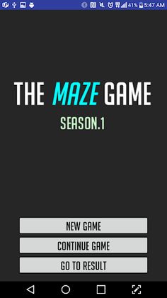 The MAZE Game - Screenshot 1