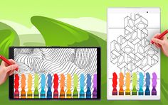 Optical Illusion Coloring Book - Screenshot 3