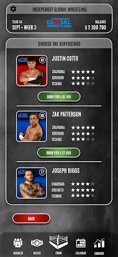 GM Universe: Wrestling Manager - Screenshot 2