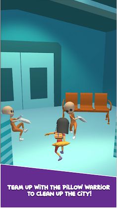 Pillow Wars: Run & Hit - Screenshot 2