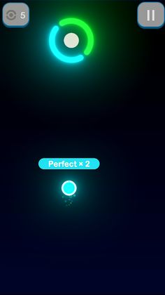Fly The Neon Ball - Screenshot 3