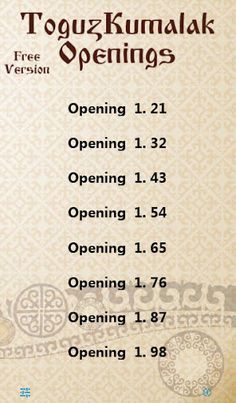 ToguzKumalak Openings (Lite) - Screenshot 4