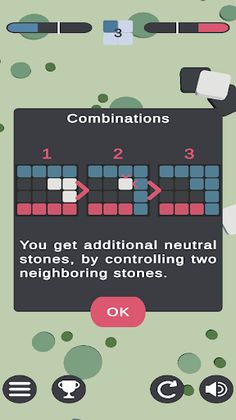 Squared Adjacent Stones Puzzle - Screenshot 1