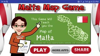 Malta Map Puzzle Game - Screenshot 1