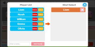 Random Choice Dinosaur Game :  - Screenshot 3