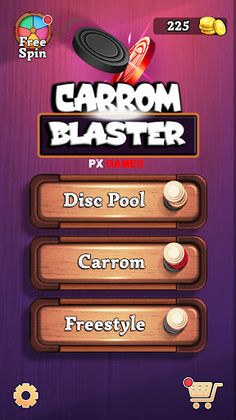 Carrom board Blaster King game - Screenshot 1