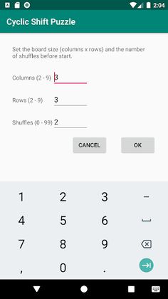 CSP - Cyclic Shift Puzzle - Screenshot 2