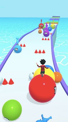 Dennis & Gnasher: 2048 BallRun - Screenshot 1