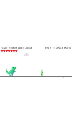 Cactus vs. Dino: 3D - Jump - Screenshot 3