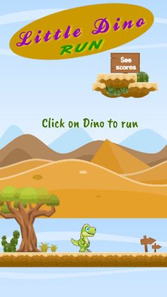 Little Dino Run - Screenshot 1