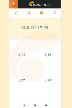 My MATH Quizz - Screenshot 3