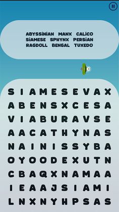 Cat Word Search - Screenshot 4