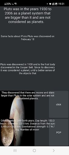 Information in space - Pluto - Screenshot 3