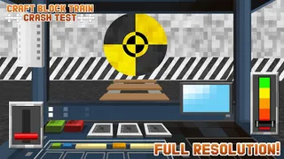 Craft Block Train Crash Test - Screenshot 2