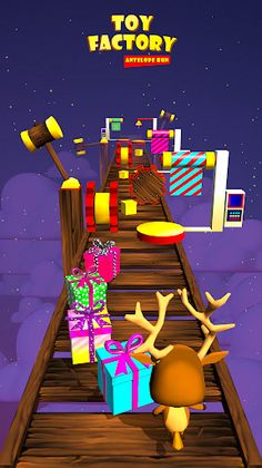 Antelope Toy Factory Run Game - Screenshot 1