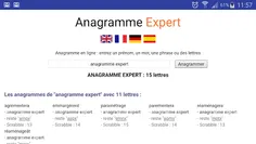 Anagramme Expert - Screenshot 2