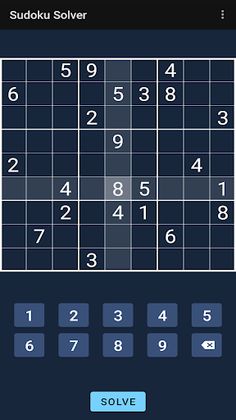 Sudoku Solver - Screenshot 1