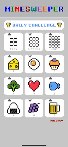 Minesweeper Classic: Pixel Art - Screenshot 1