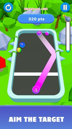 2048 Marble Mania Merge Balls - Screenshot 1