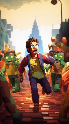 Pixel City War: Fly Shooter - Screenshot 2