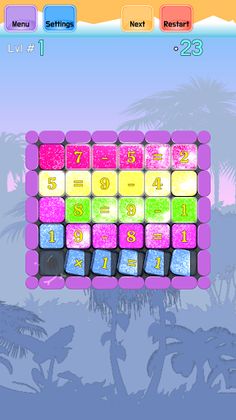 Sliding Math Puzzle - Simple E - Screenshot 4