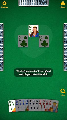 Hearts - Classic Cards - Screenshot 4