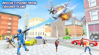 Flying Ice Robot Fighting Game - Screenshot 1