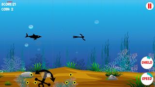 Stickman Shark Out - Screenshot 1