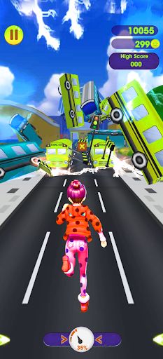 Lady Bug Subway Run Princess - Screenshot 4