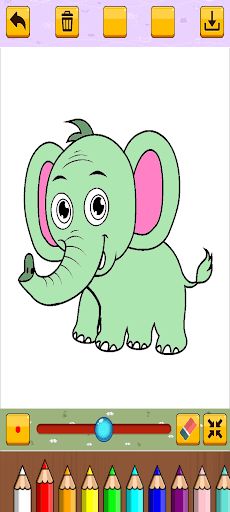 Elephant Coloring - Screenshot 4