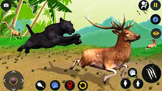 Wild Black Panther Sim Games - Screenshot 1