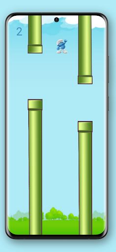 Flappy Smurf Cat - Flying cat - Screenshot 4