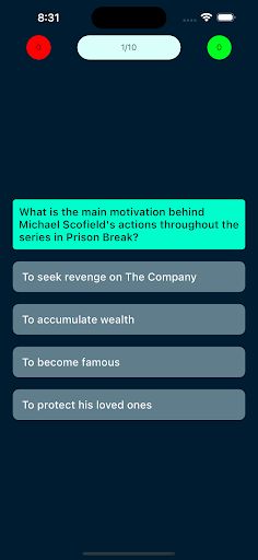 Prison Break Quiz - Screenshot 1