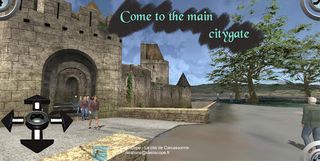Carcassonne medieval city 3D - Screenshot 1