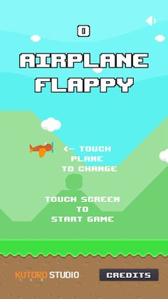 Airplane Flappy - Screenshot 1