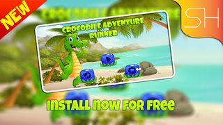 crocodile adventure runner - Screenshot 1