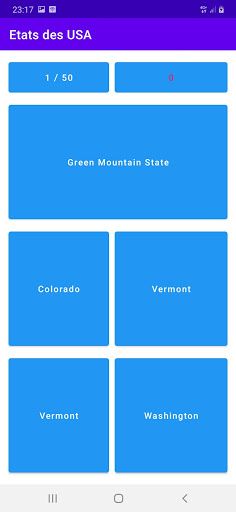 Etats des USA - Screenshot 1