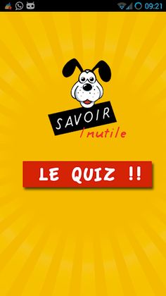 Quiz Savoir Inutile - Screenshot 1