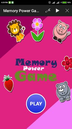 Memory Power Game - Screenshot 1