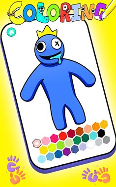 Rainbow Friends 3 Coloring - Screenshot 1