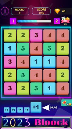 Merge Number Puzzle: Game 2023 - Screenshot 1