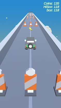 Car sky Run - Screenshot 1
